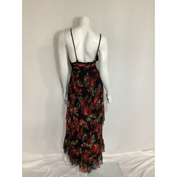 Rococo Sand Red Maxi Dress Size M - Picture 3 of 4